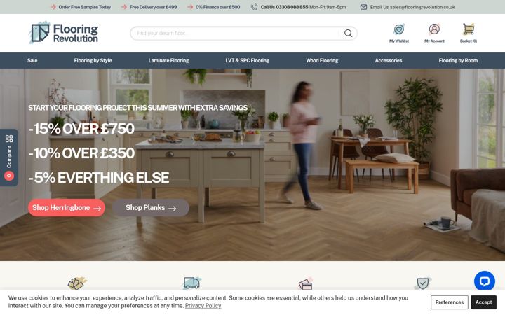 Screenshot of flooringrevolution.co.uk