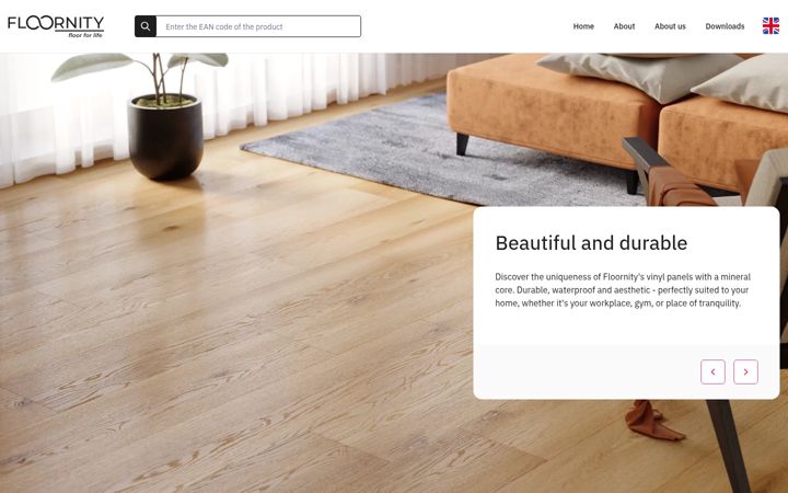 Screenshot of floornity.com