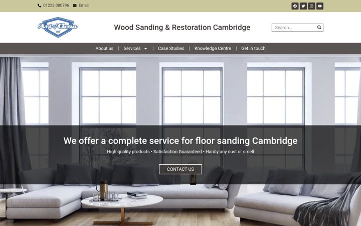 Screenshot of floorsandingcambridge.co.uk