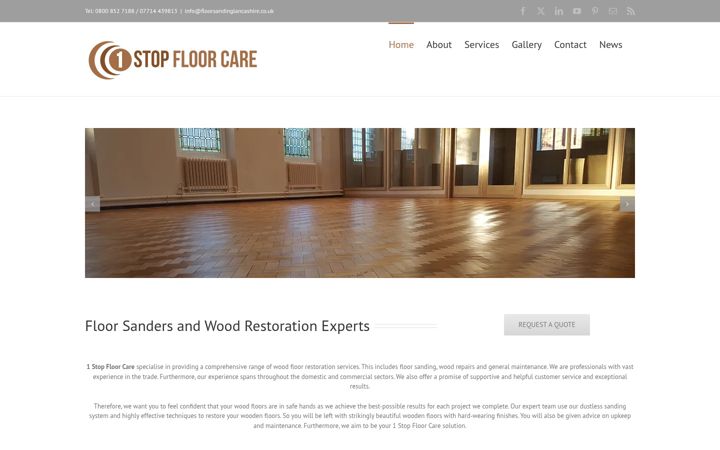 Screenshot of floorsandinglancashire.co.uk