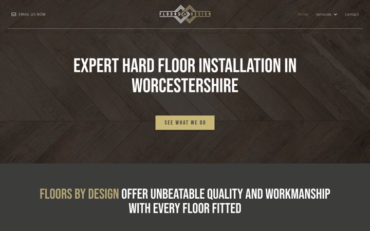 Skärmbild av floorsbydesignworcester.co.uk