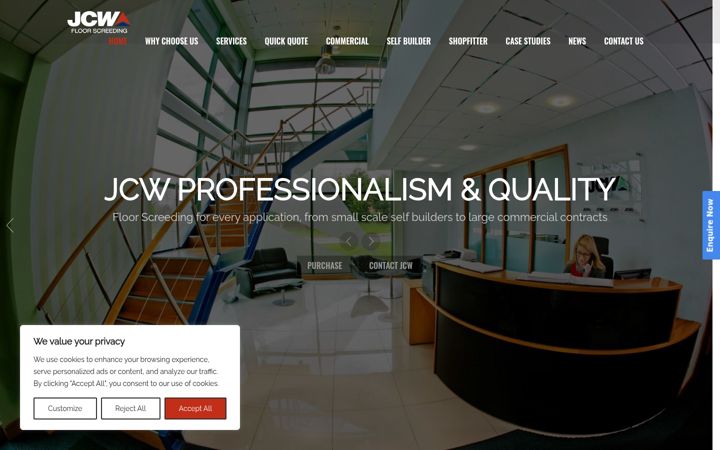 Screenshot of floorscreeding.co.uk