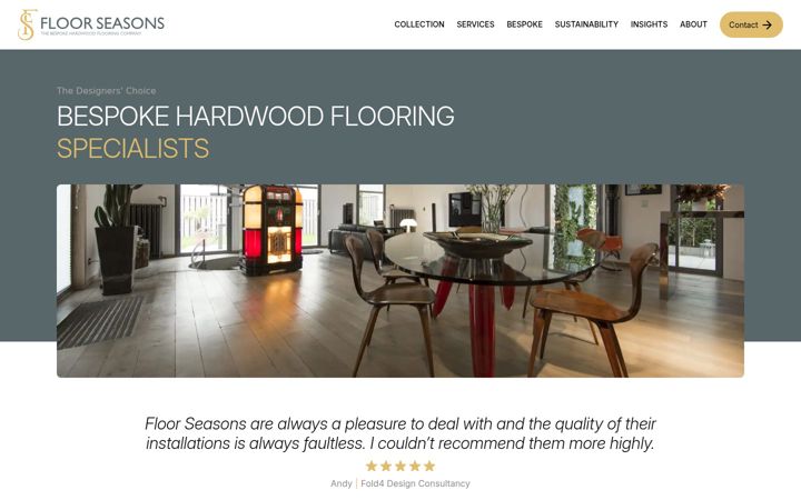 Screenshot of floorseasons.co.uk