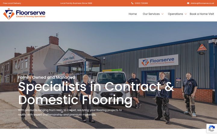 Screenshot of floorserve.co.uk