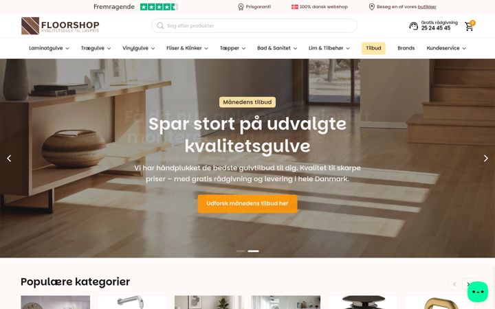 Screenshot of floorshop.dk