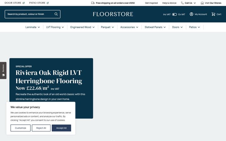 Screenshot of floorstore.co.uk
