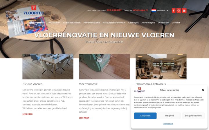 Screenshot of floortecverlaan.nl