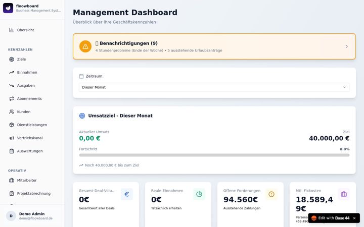 Screenshot of floow-testing.de