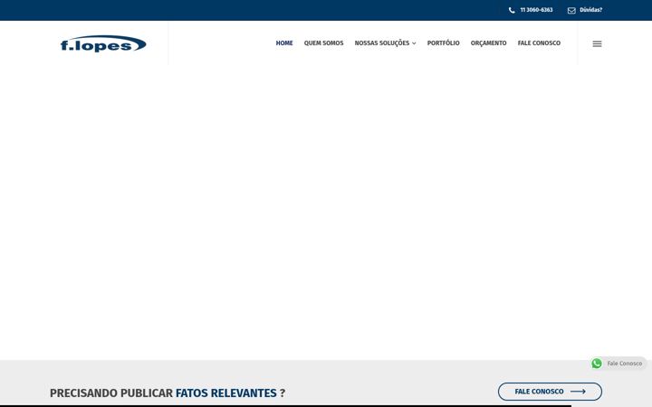 Skärmbild av flopespublicidade.com.br