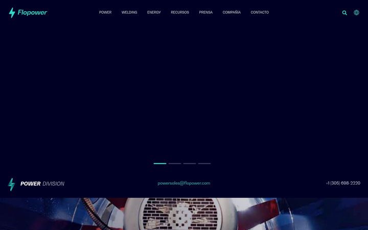 Screenshot of flopower.com