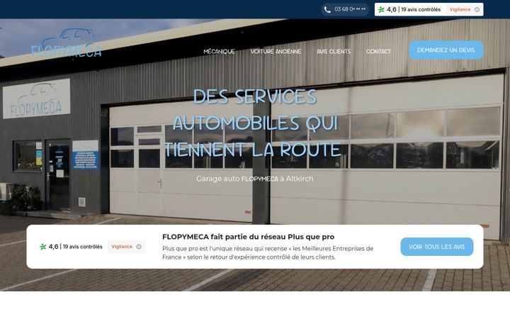 Screenshot of flopymeca.fr