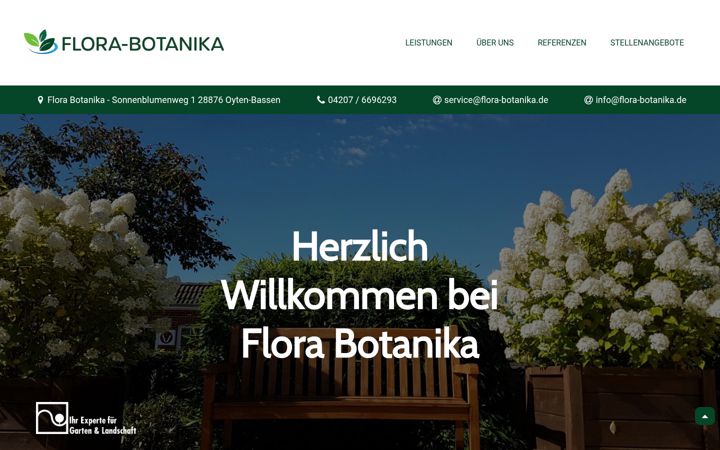 Screenshot of flora-botanika.de