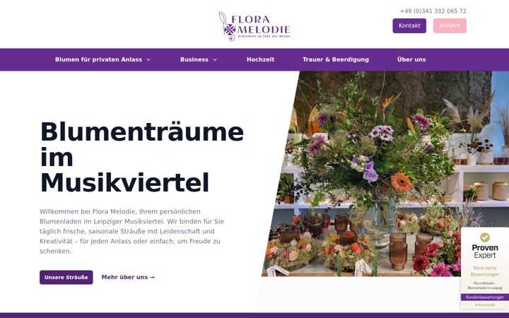 Skjámynd af flora-melodie.de