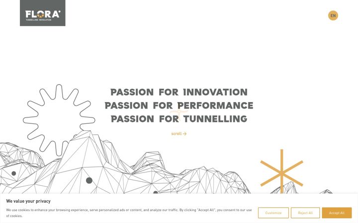 Screenshot of flora-tunnelling.com