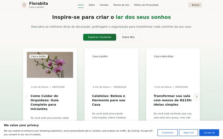 Skärmbild av florabita.com.br