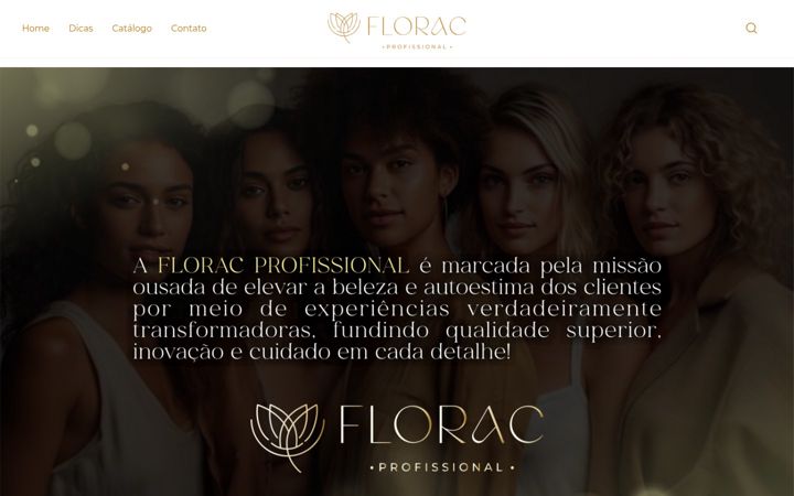 Skärmbild av floracprofissional.com.br