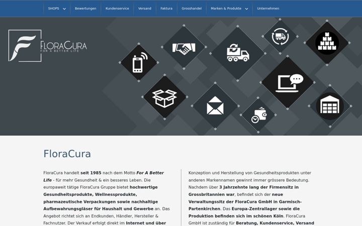 Screenshot of floracura.com