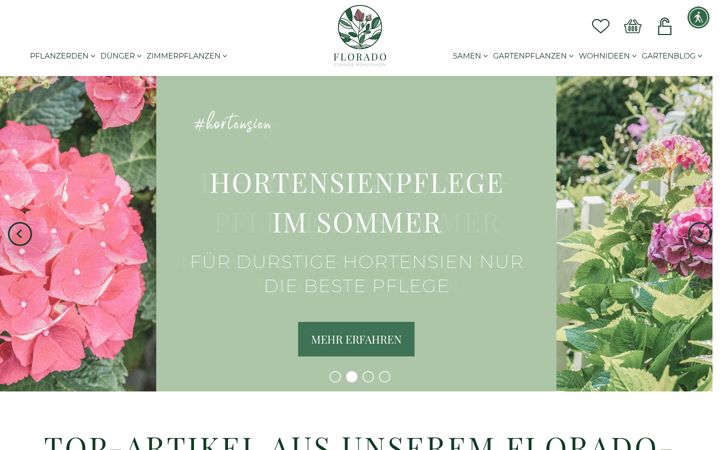 Screenshot of florado.de