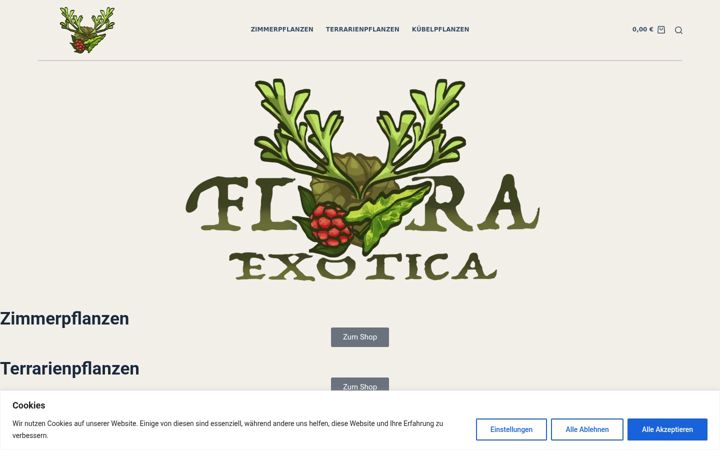 Screenshot of floraexotica.de