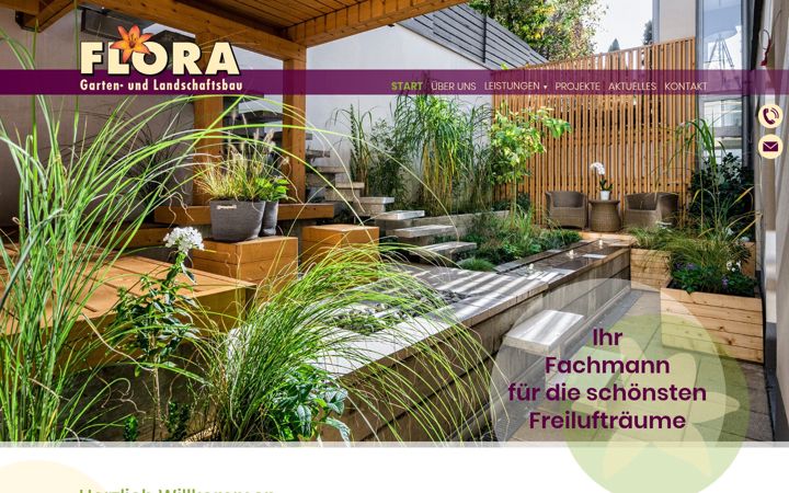 Screenshot of floragartenbau.de
