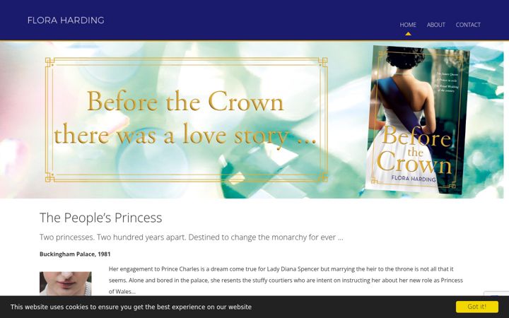 Screenshot of floraharding.com