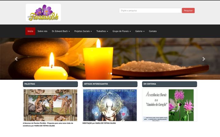 Screenshot of floraisbh.com.br