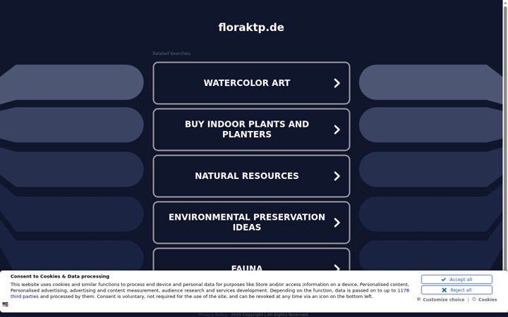 Screenshot of floraktp.de