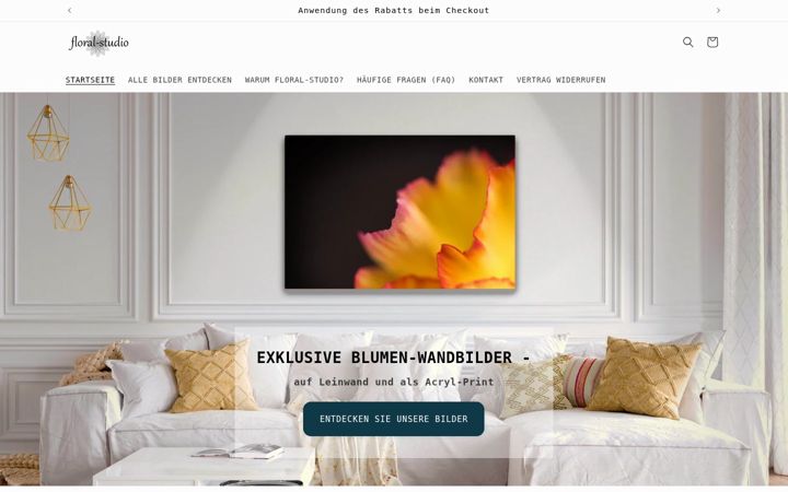Screenshot of floral-studio.com