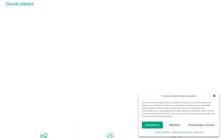 Screenshot of florale-objekte.at