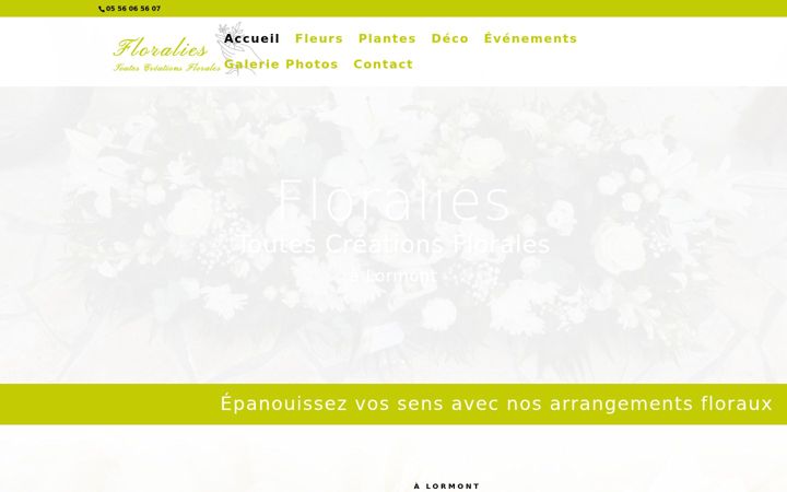 Screenshot of floralies-artisanfleuriste.fr