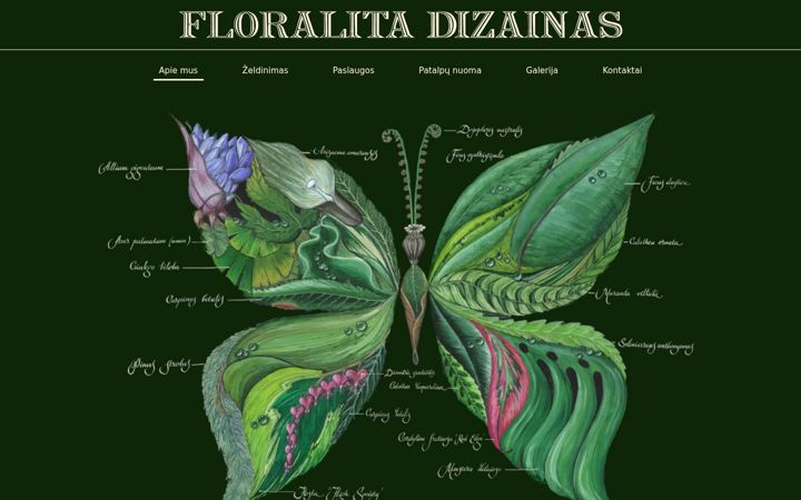 Screenshot von floralitadizainas.lt