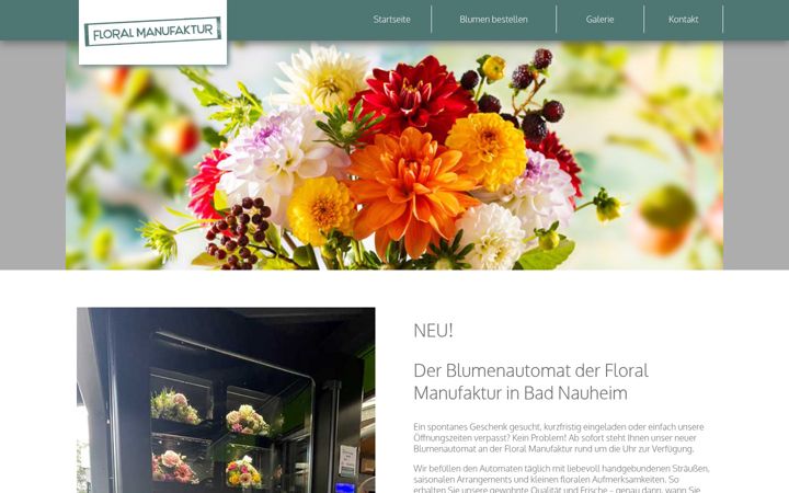 Screenshot of floralmanufaktur.de