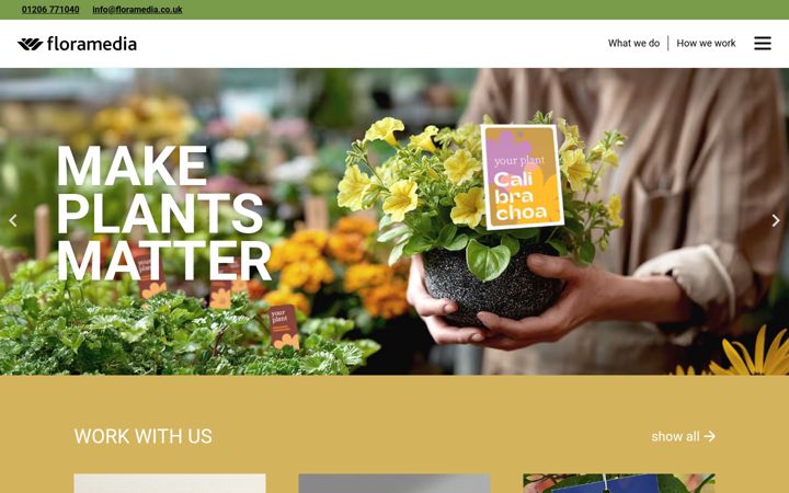 Skærmbillede af floramedia.co.uk