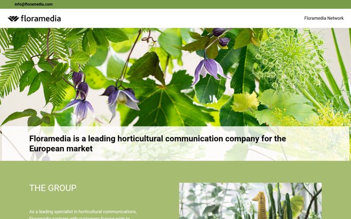 Screenshot of floramedia.com