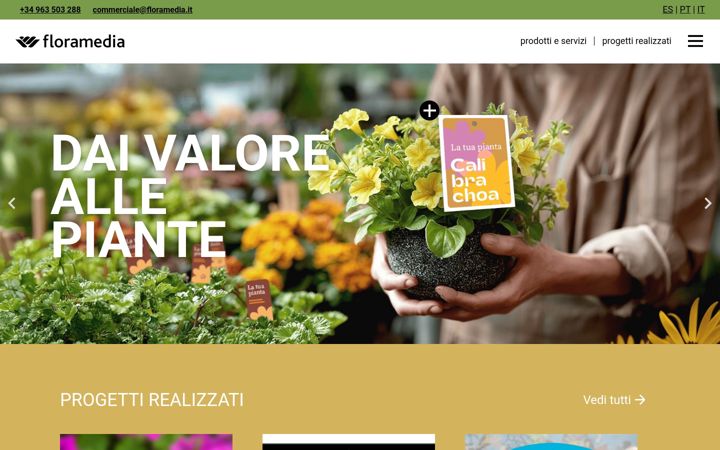 Captură de ecran a floramedia.it