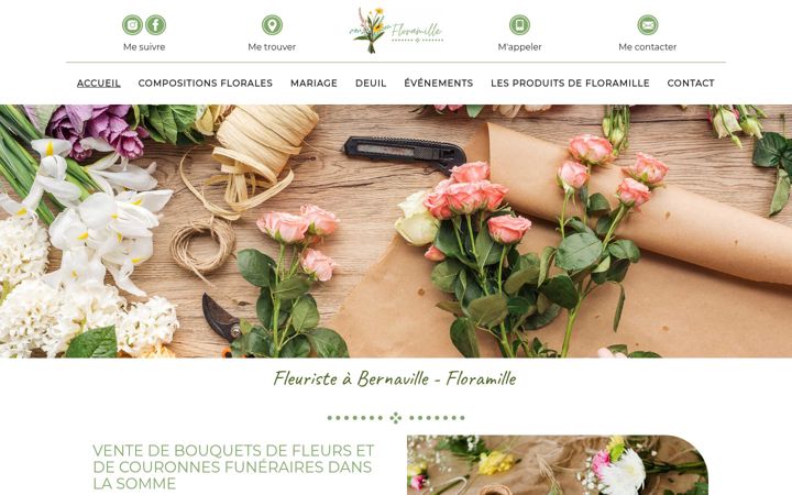 Screenshot of floramille.fr