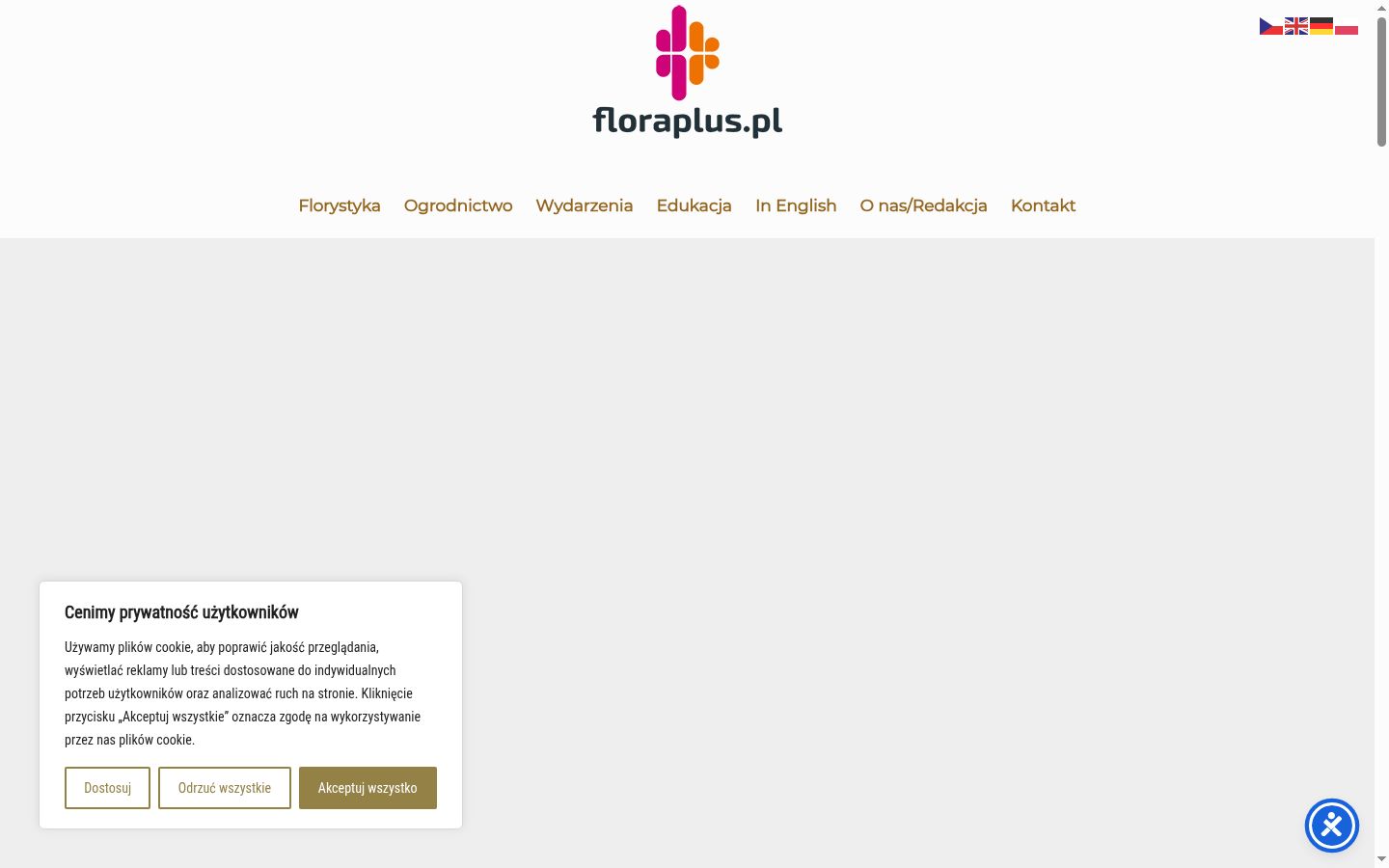 Screenshot des Einwilligungsbanners vor jeglicher Interaktion