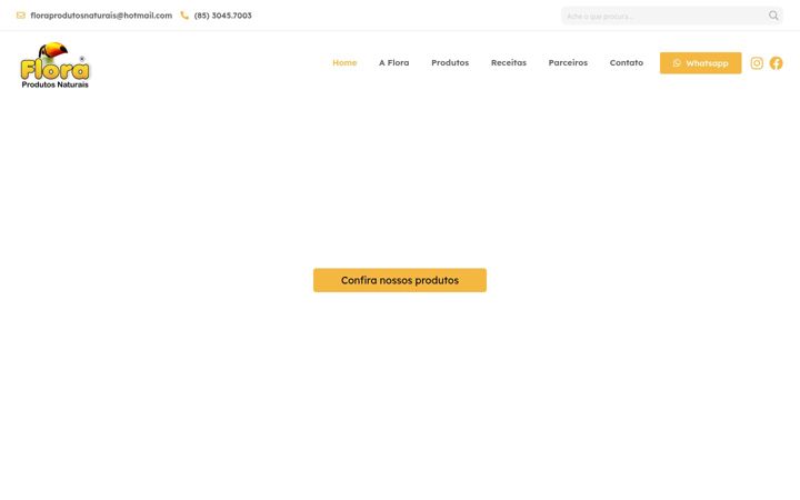 Skärmbild av floraprodutosnaturais.com.br