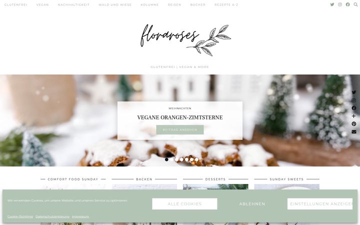 Screenshot ta' floraroses.de