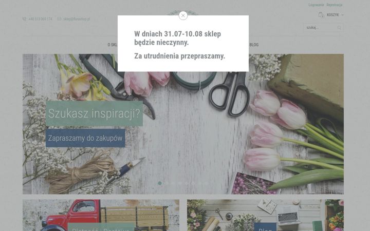 Screenshot of florashop.pl