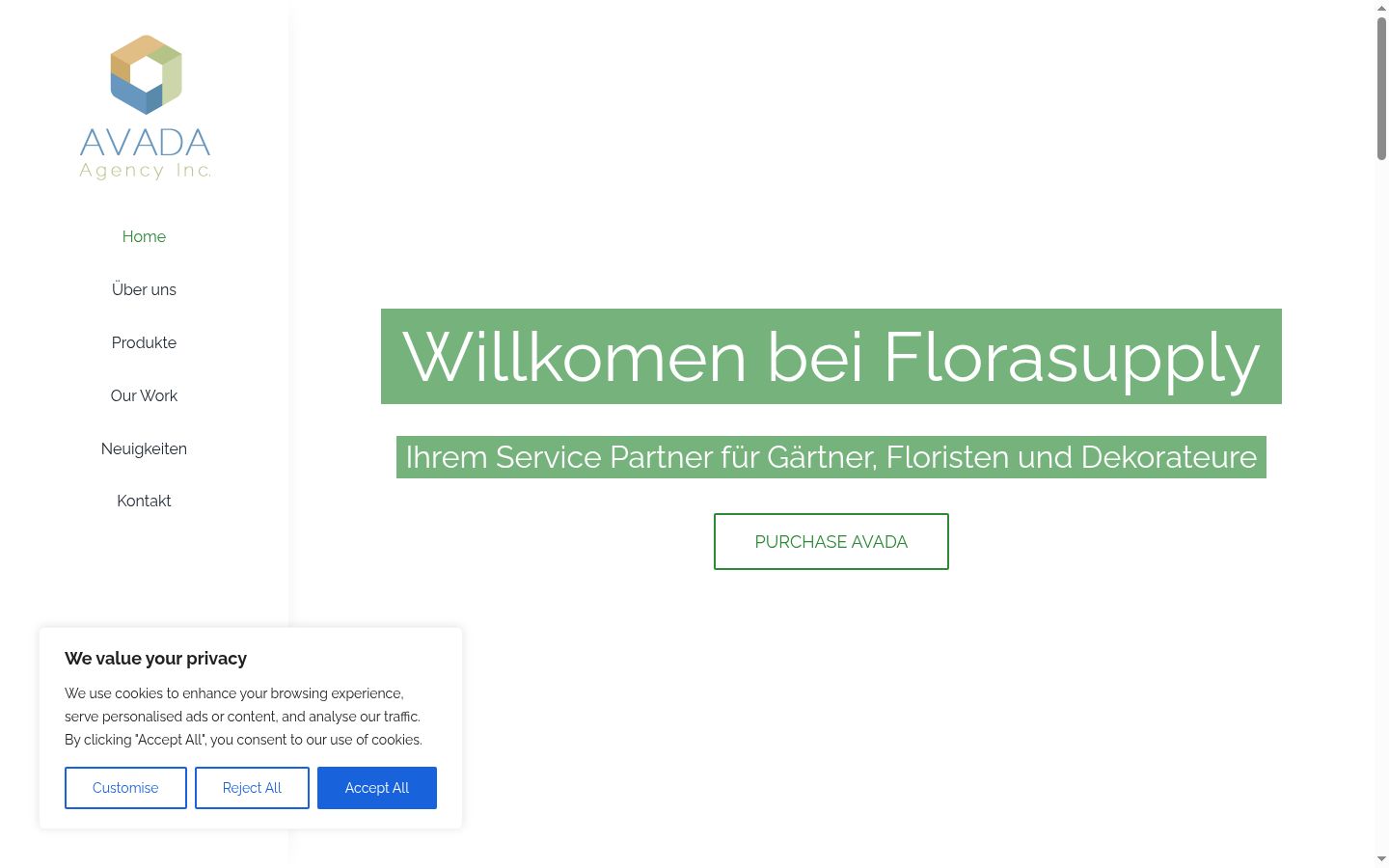 Screenshot tal-banner tal-kunsens muri qabel kwalunkwe interazzjoni