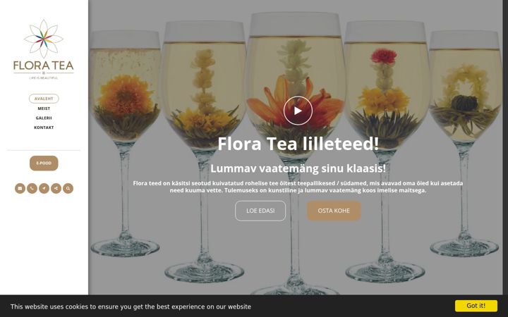 Screenshot of florateabaltic.com
