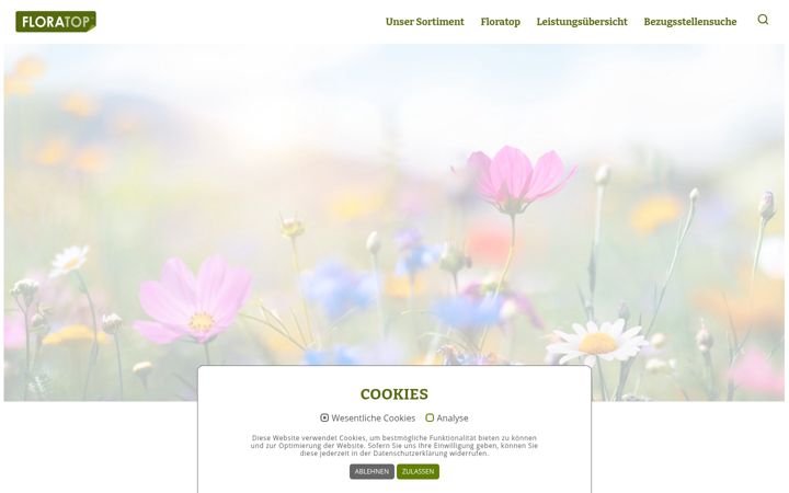 Screenshot of floratop.de