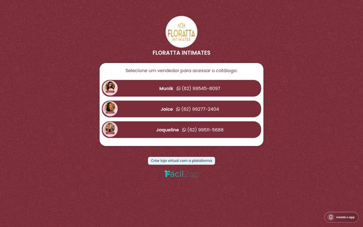 Screenshot of florattaintimates.com