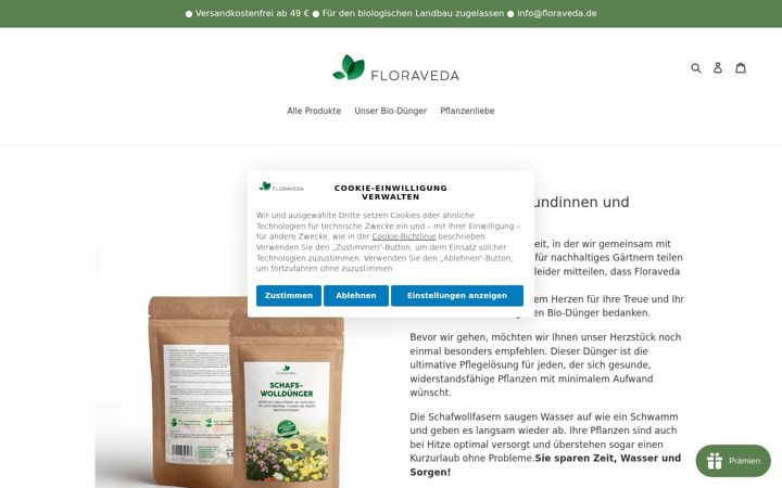 Screenshot ta' floraveda.de