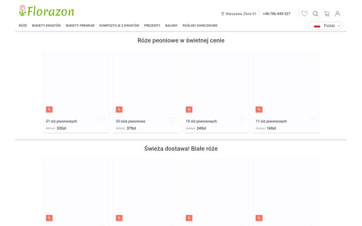 Screenshot stránky florazon.net
