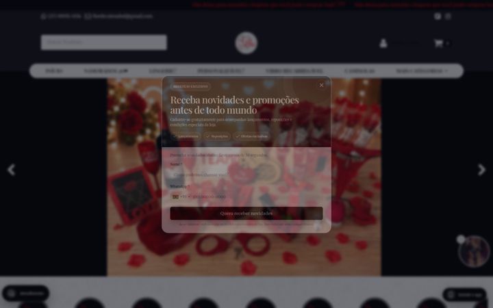 Skärmbild av flordecaiena.com.br