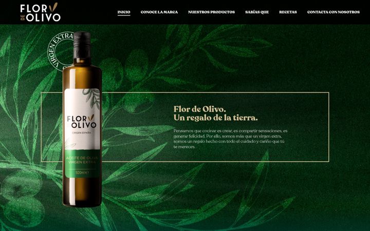 Screenshot of flordeolivo.es