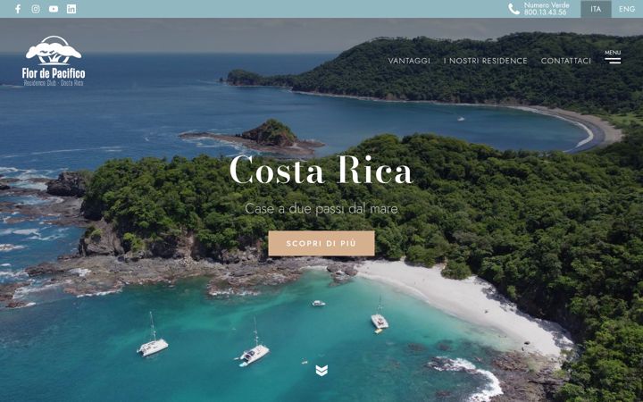 Screenshot of flordepacifico.com