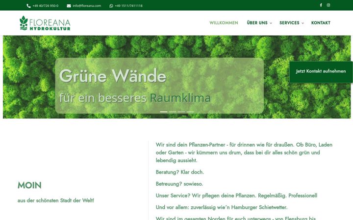 Screenshot of floreana.com